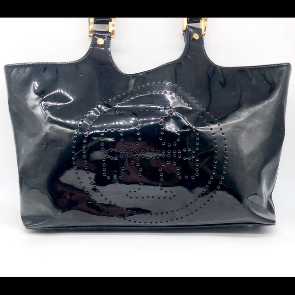Tory Burch Bombe Patent Leather Tote - Picture 5 of 12